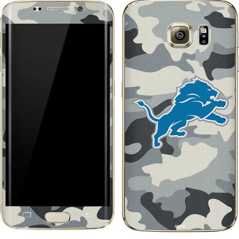 NFL Detriot Lions Camo Galaxy S7 Edge Skin